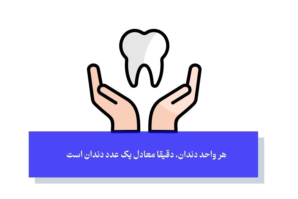 هر واحد دندان یعنی چی